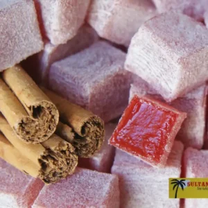 Cinnamon Turkish Delight with Cinnamon Stick