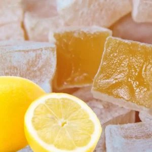 Lemon Turkish Delight with Lemon